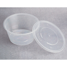 Round Plastic Take Away Microwavable Food Container 500ml